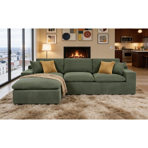 Coffee bean upholstered full - coffee,