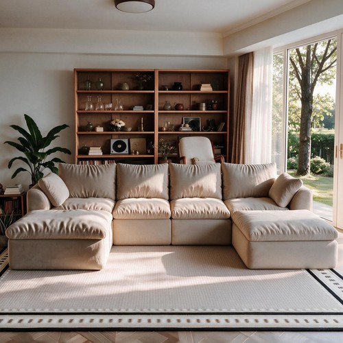 122 shaped modular couch - u-shaped,